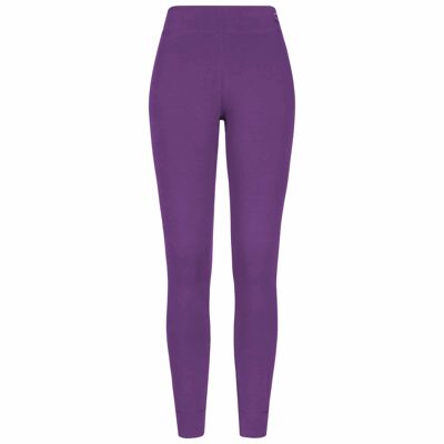 Yoga Leggings "Gopa", lilac - Yoga tights mit hohem Bund