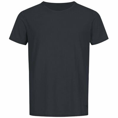 Lounge-Shirt "Sabu", charcoal  - Basic Shirt