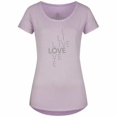 Yoga Shirt "Waris", pale violet - T-Shirt mit Print