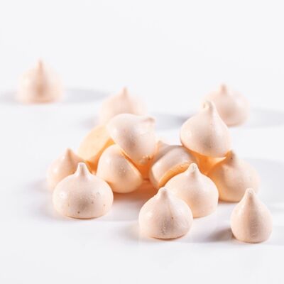 Mango tropfende Meringues