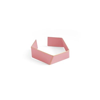 Bracciale Piegato_rosa chiaro