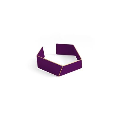 Bracelet Folded_dark purple
