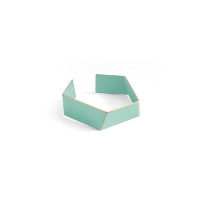 Pulsera Folded_pastel turquesa