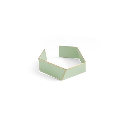Bracelet Folded_pastel green