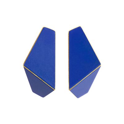 Earrings Folded Slim_Ultramarine