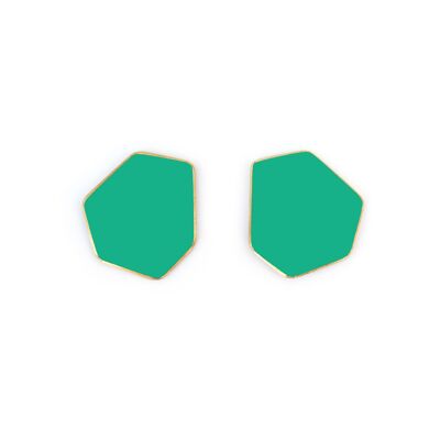 Earrings Mini_Signal Green