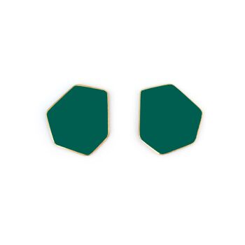 Boucles d'oreilles Mini_Vert Opale