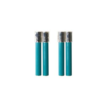 Boucles d'oreilles Tubes Small_turquoise 1