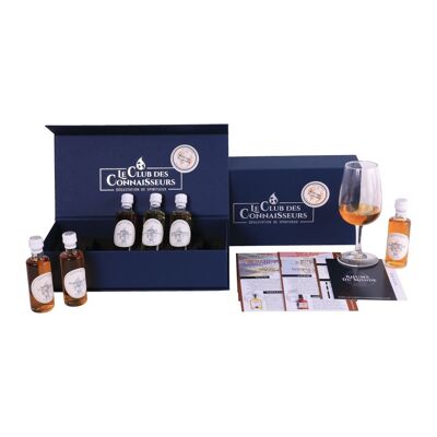 World Tasting Rum Box - 6 x 40 ml Hojas de Cata Incluidas - Caja de Regalo Premium Prestige - Solo o Dúo