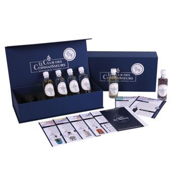 Coffret Gin Dégustation du Monde - 6 x 40 ml Fiches de Dégustation Incluses - Coffret Cadeau Premium Prestige - En Solo ou en Duo 1