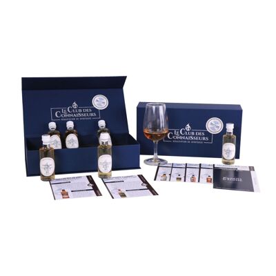 Scottish Whiskey Tasting Box - 6 x 40 ml Tasting Sheets Included - Premium Prestige Gift Box - Solo or Duo