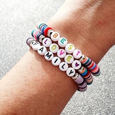 Kit bracelet perle Maman