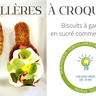 Cuillères à Croquer sucrées/salées Artisanales Prix Innovation MONTE CARLO GASTRONOMIE 2022