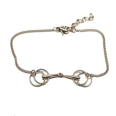 Surgical stainless steel hypoallergenic collection - double ring - necklace