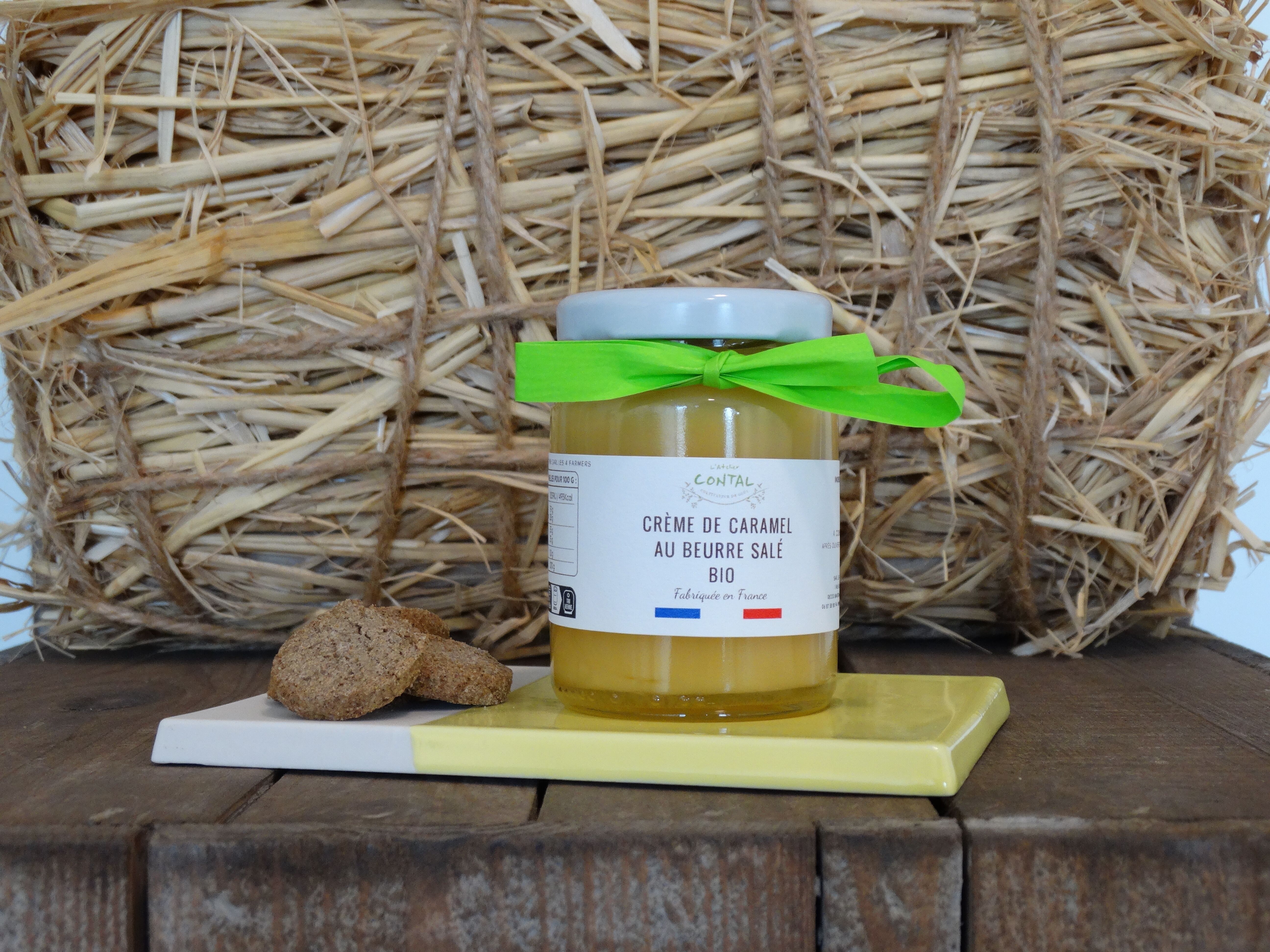 Crema artigianale di caramello al burro salato biologico