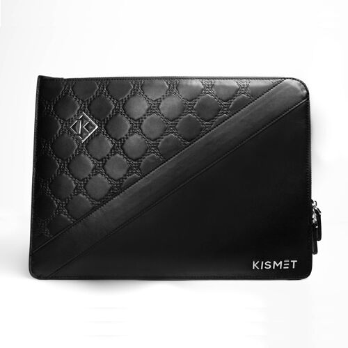 Split Design Laptop Sleeve - Black