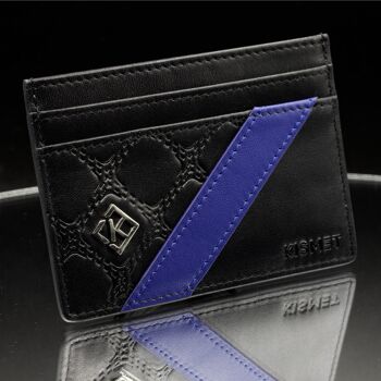 Porte-cartes Split Design - Bleu 7