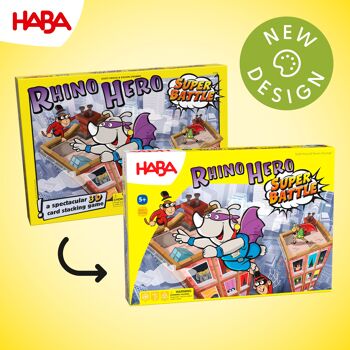 HABA Rhino Hero – Super Battle - Jeu de société 2