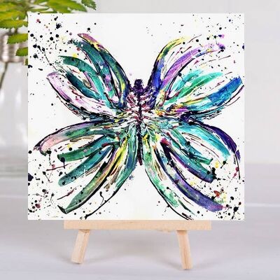 Animal Aura - Mariposa brillante - Tarjeta de felicitación