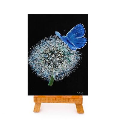 Animal Aura - Butterfly Dandelion - Greetings Card
