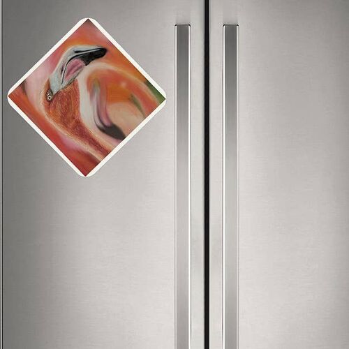 Animal Aura - Magnet - Flamingo