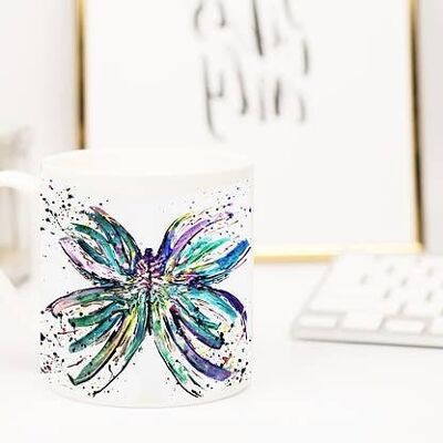 Animal Aura - Tasse en porcelaine tendre - Papillon brillant