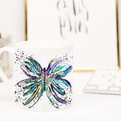 Animal Aura - Taza de porcelana - Mariposa Brillante