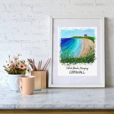 Fistral Beach, Newquay, Cornwall Art Print