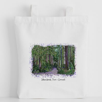 Sac fourre-tout en toile de luxe, peinture Idless Woods