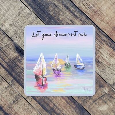 Quote Art Coaster, zarpar