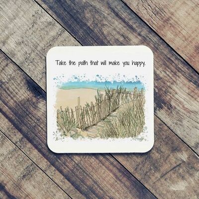 Quote Art Coaster, The Path