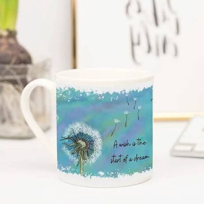 Tasse d'art de citation, le souhait