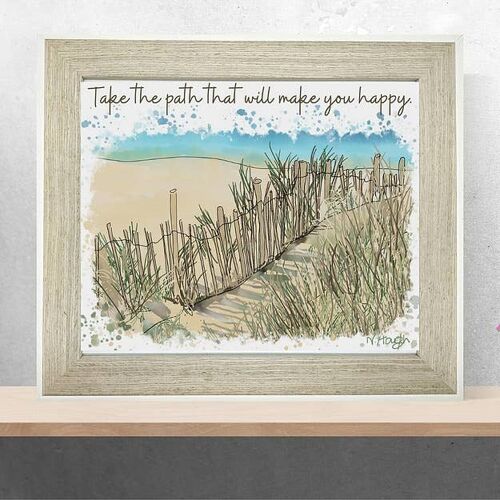 Quote Art Print, The Path