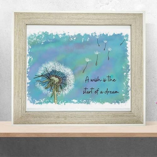 Quote Art Print, The Wish