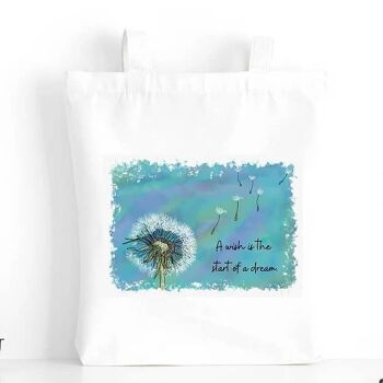 Sac fourre-tout Quote Art, The Wish