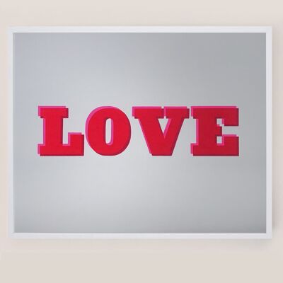 Love print 40 x 50 cm