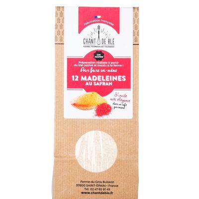 Preparation pour madeleines au safran de touraine