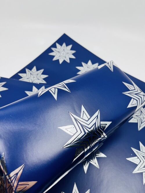 Silver Foil luxury Wrapping Paper