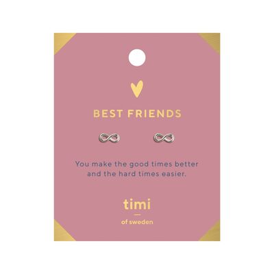 Timi of Sweden | Best Friends Infinity Örhängen  | Exclusive Scandinavian design that is the perfect gift for every women