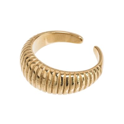 Timi of Sweden | Ribbed ring -  | Exclusive Scandinavian design that is the perfect gift for every women