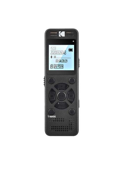Dictaphone numérique KODAK VRC350 - 8Go - Gris - Métal