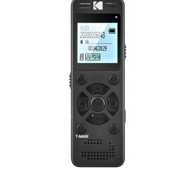 KODAK VRC350 Digital Voice Recorder - 8GB - Gray - Metal