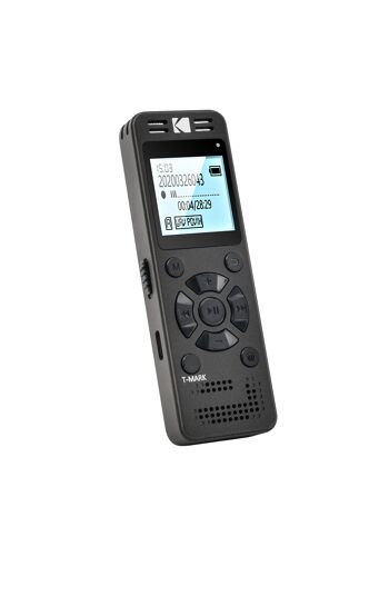 Dictaphone numérique KODAK VRC350 - 8Go - Gris - Métal 4