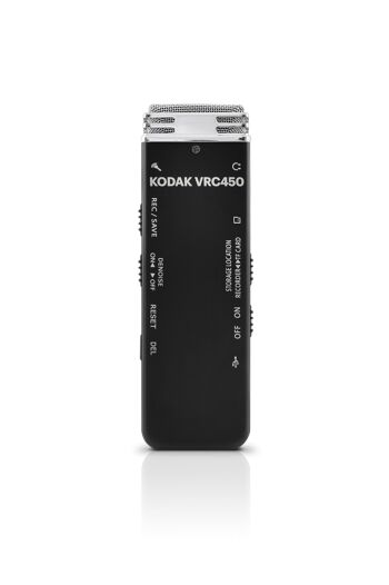Dictaphone numérique KODAK VRC450 - 8Go - Noir - Métal 9