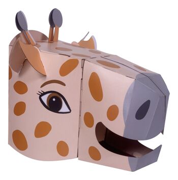 Giraffe 3D Mask Card Craft - créez votre propre masque de tête 2