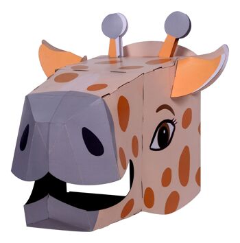Giraffe 3D Mask Card Craft - créez votre propre masque de tête 3