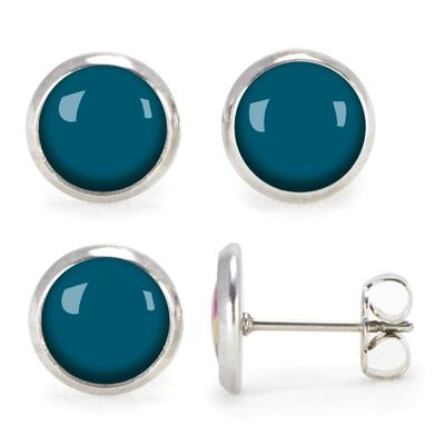 Flash Silver surgical stainless steel stud earrings - Flash Canard