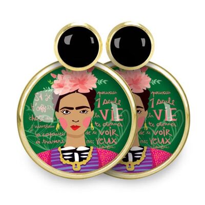 Chip in acciaio inossidabile chirurgico Nomad Gold - Frida