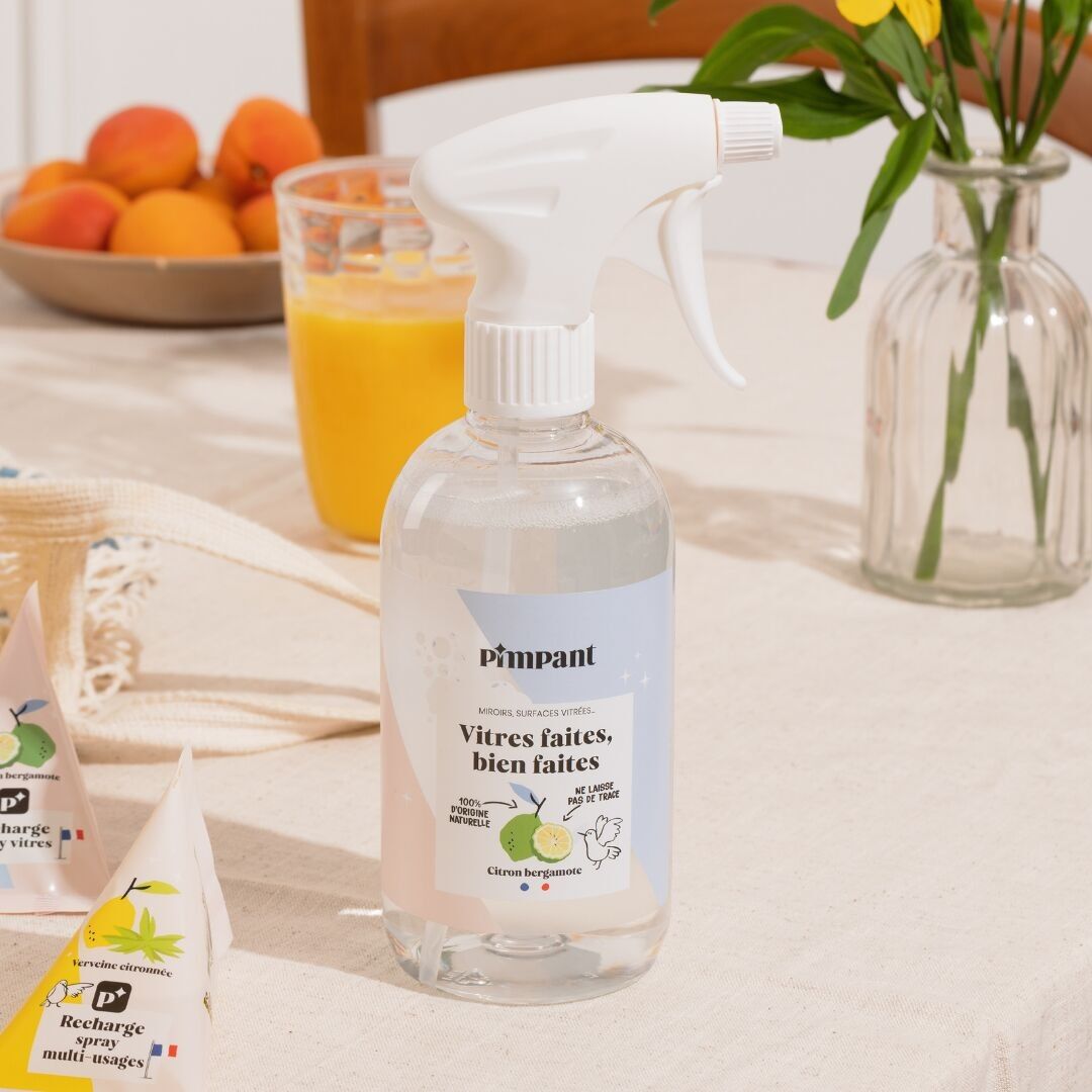 Flacone spray per finestre ricaricabile da 500 ml