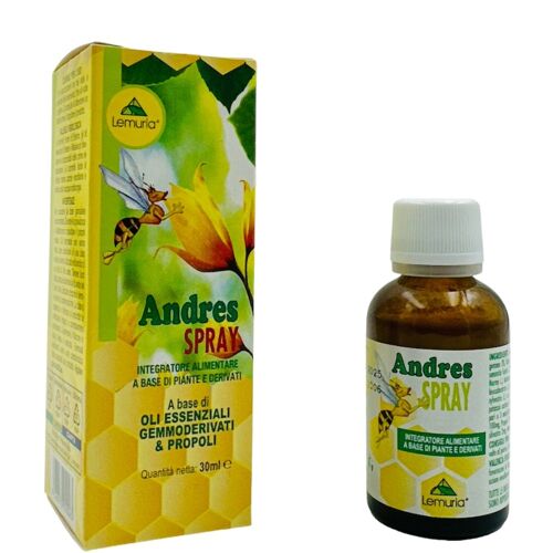 Food Supplement for Throat and Voice - ANDRES Spray 30 ml